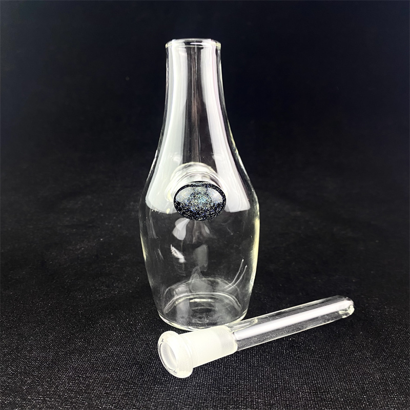 Прозрачная стеклянная бутылка сакэ с мрамором, простые в чистке курящих набора заводских уступков прямой цены