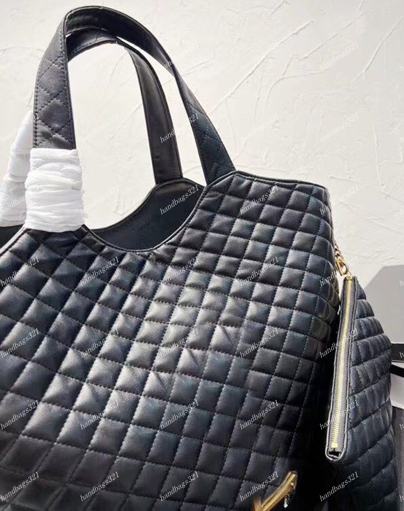 Icare Maxi Bag 58cm 및 48cm 디자이너 가방 여성 토트 가방 부착 크로스 바디 쇼핑 비치 유명한 큰 토트 어깨 지갑 진정한 핸드백