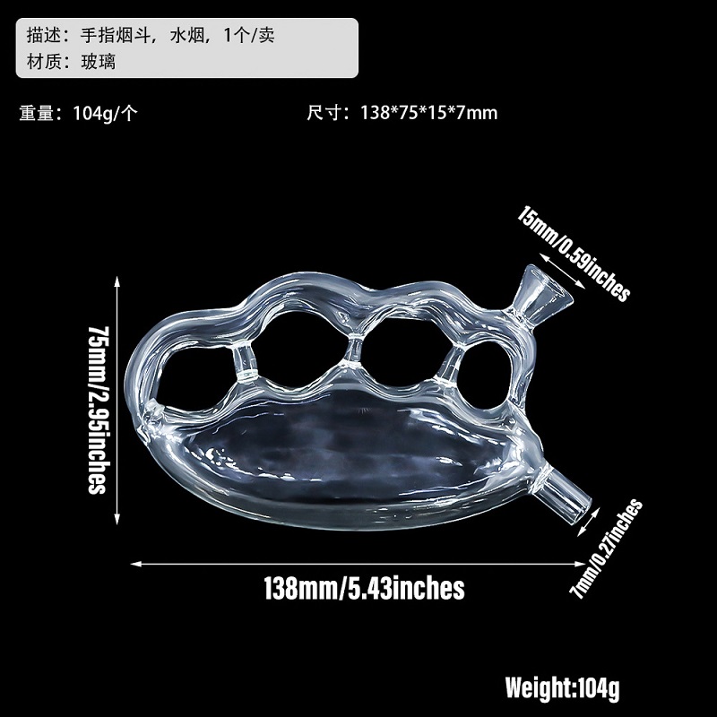 ナックルズハンドパイプ喫煙リサイクルリサイクル水パイプ巻きタバコ乾燥ハーブタバコホルダーフィルターのヒントフィンガーパイプ