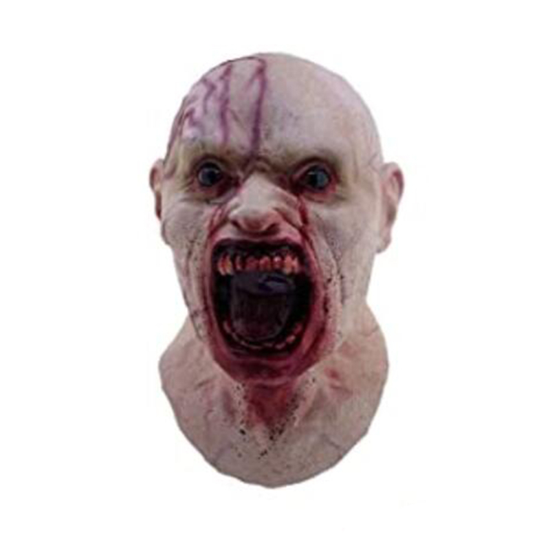 Party Masks Horror Flesh Colored Zombie Halloween Cosplay Props 220920