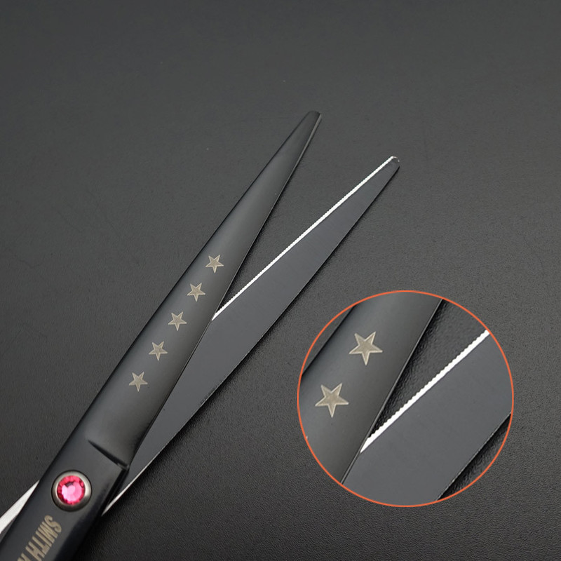 Nożyczki nożyce profesjonalne nożyczki fryzjerskie 55 „6” 7 ”Laser Cuting Cutning Set Farber Shearskitscombrazor 220921