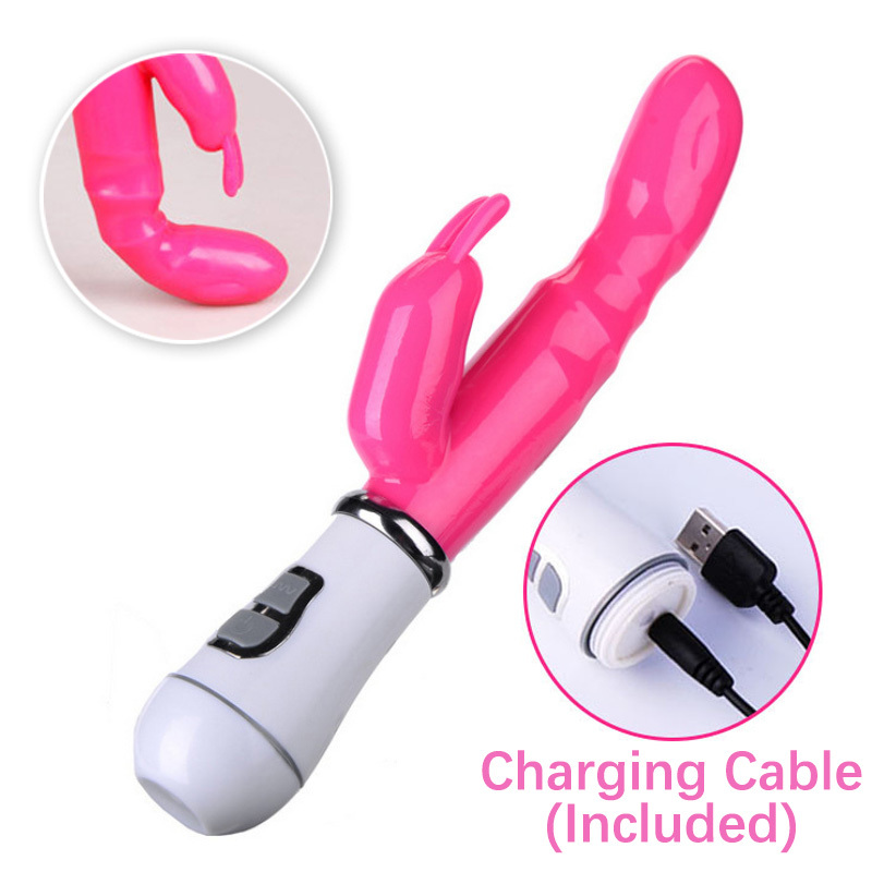 Articoli di bellezza Ricarica USB 12 modalità Punto G Doppio vibratore Masturbatore femminile Prodotti sexy Giocattoli sexy donne Adulti 18 Officina meccanica