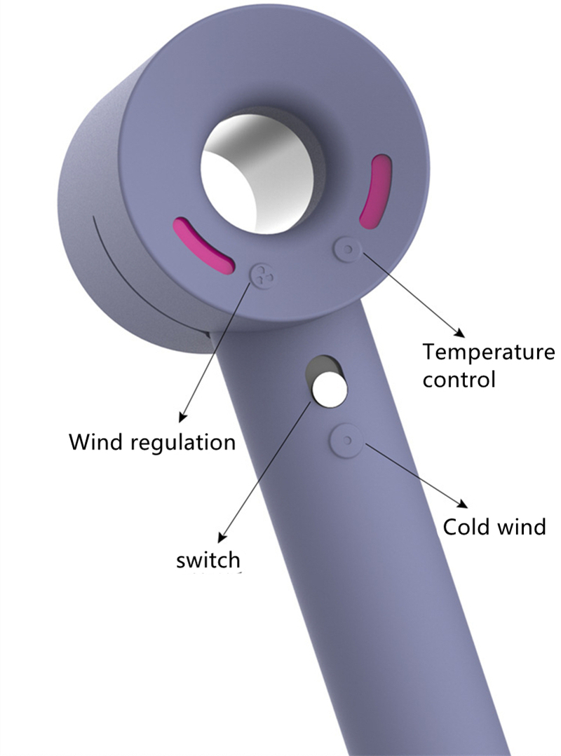 다이슨 HD01/HD03 헤어 드라이어 헤어 컬러 컬링 아이언 보호 덮개 세척 가능한 방지 방지 방향 방지 실리콘 케이스