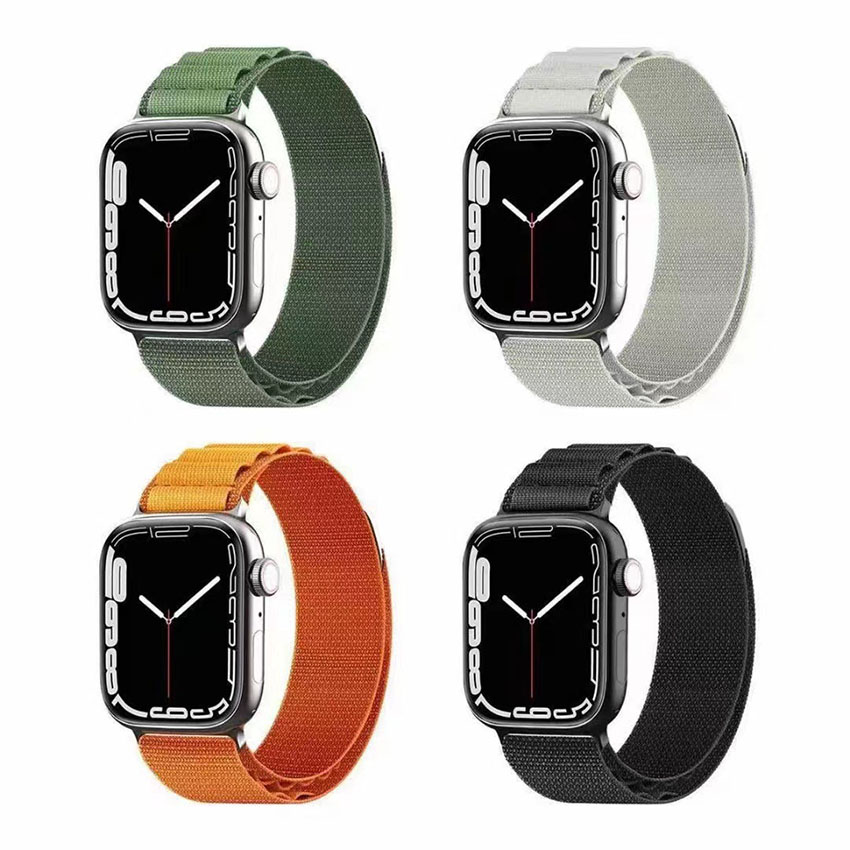 Cinturini intrecciati in loop solista Apple Watch Band 49mm 44mm 40mm 42mm 38 mm in tessuto in tessuto elastico Bracciale a cinghia elastico Iwatch Series 8 7 3 4 5 SE 6 cinghia