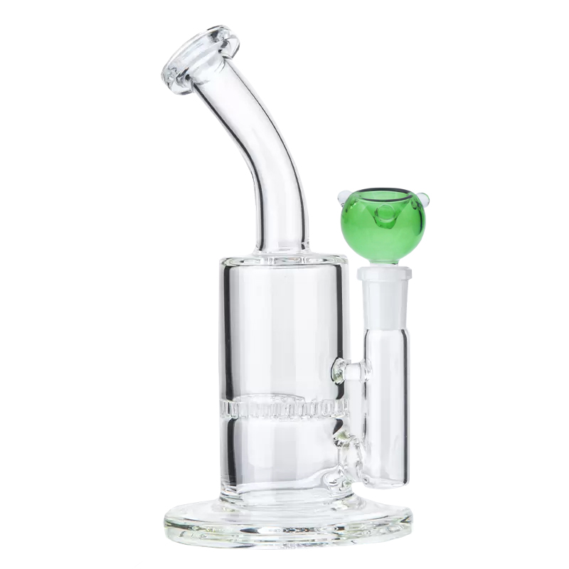 Fumer des conduites d'eau en verre Bongs Recycler Percolateur Chambre en nid d'abeille Filtration Narguilé Dab Rigs Vente en gros