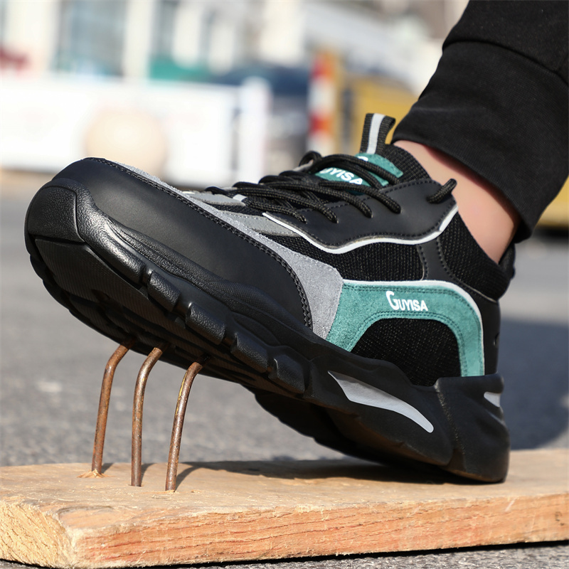 Zapatos de vestir Staleneus Hombres Seguridad en el trabajo Zapatillas de deporte con punta de acero Botas antigolpes y antiperforación Construcción industrial 220921