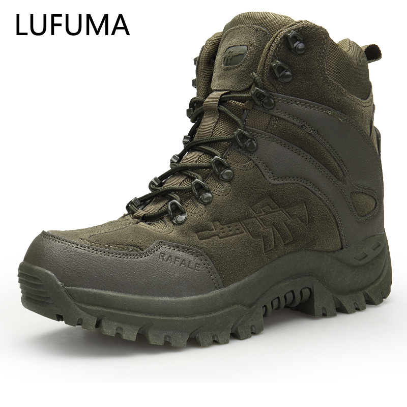 Boots LUFUMA Men's Military boot Combat Mens Chukka Ankle Tactical Big Size Army Male Shoes Safety Motocycle 220921