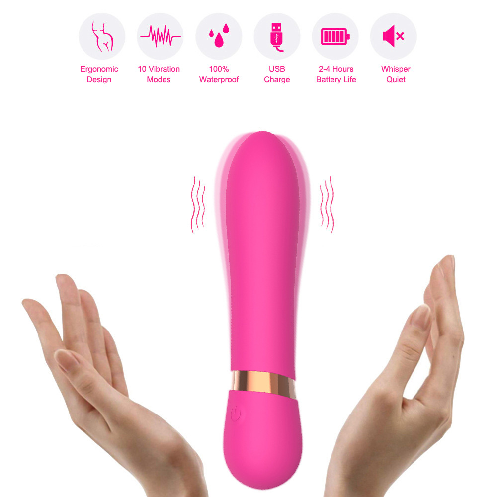 Articoli di bellezza 12 cm Vibratori corti le donne Clitoride Stimolatore vaginale Morsetti capezzoli Butt Plug Dildo Masturbatore femminile Articoli erotici Giocattolo sexy