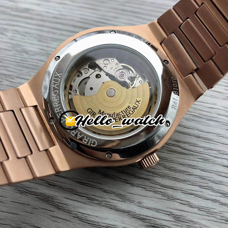 42 mm GP Laureato L39 Miyota Orologio da uomo automatico 810105231181cm Bracciale in acciaio inossidabile in acciaio inossidabile in oro in oro rosa Nuovi orologi5218891