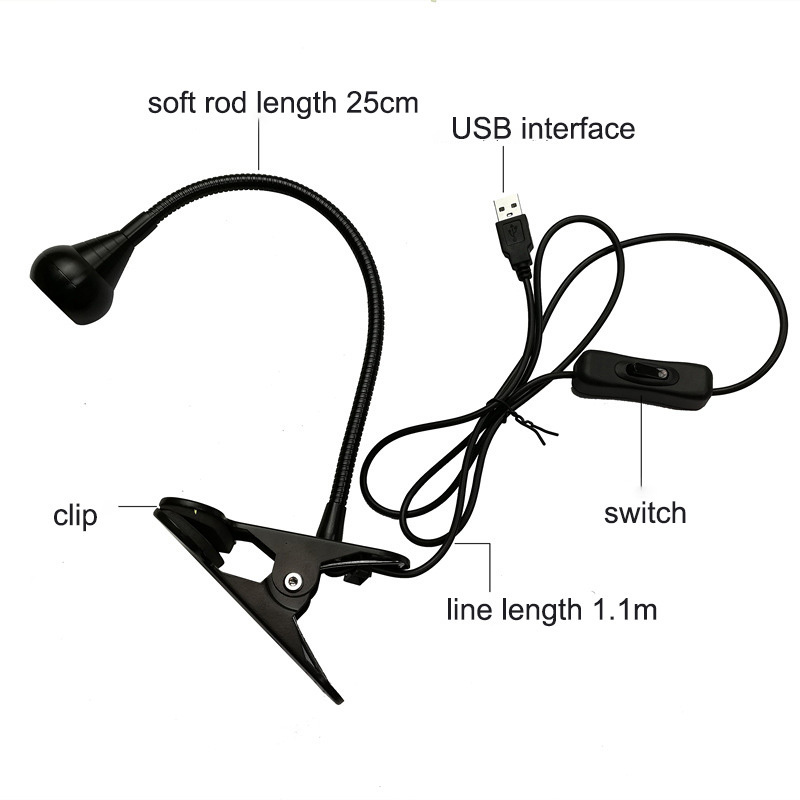 네일 드라이어 Lootaan USB 데스크탑 미니 램프 휴대용 클립 쉽 플렉시블 브라이트 LED UV 조정 가능한 접착제 건조기 건조를위한 광택 220921