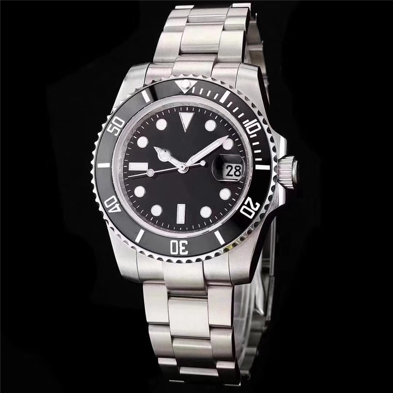 Ny 2022 Top Ceramic Bezel Mens Watches Automatisk mekanisk r￶relse Green Watch rostfritt st￥l Original Glidarmband 5atm Swim Wrist