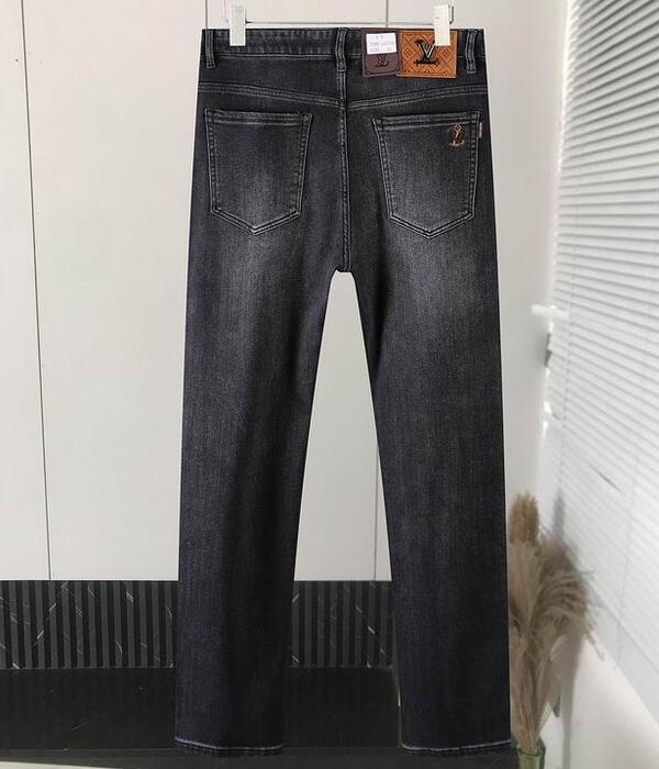 Realfine Jeans 5A Pantaloni jeans denim a gamba dritta regular slim fit uomo taglia 29-42 2022.9.19