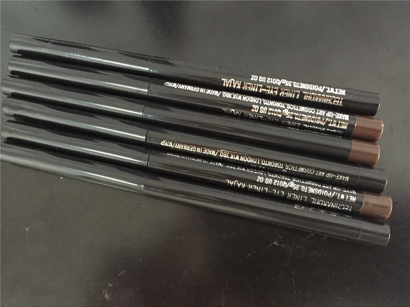 Nouveau maquillage eye-liner noir et marron rotatif automatique 