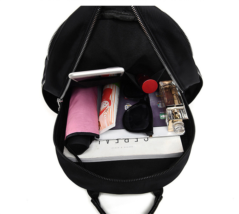 Plecak LL dla studentów Campus Nylonowe torby na zewnątrz Nastolatek Laptop Wodoodporny Shoolbag Leisure Travel 3 Kolor