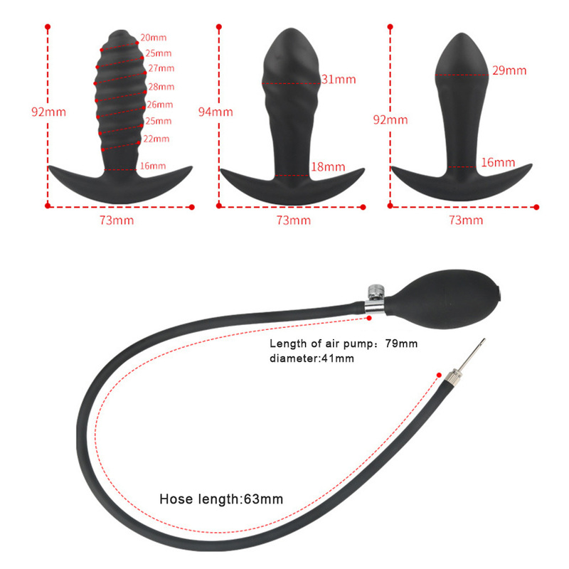 Anale speelgoed opblaasbare anale plug voor vrouwen grote dildo's vaginale expander mannen 18 kontdilatator sex speelgoed