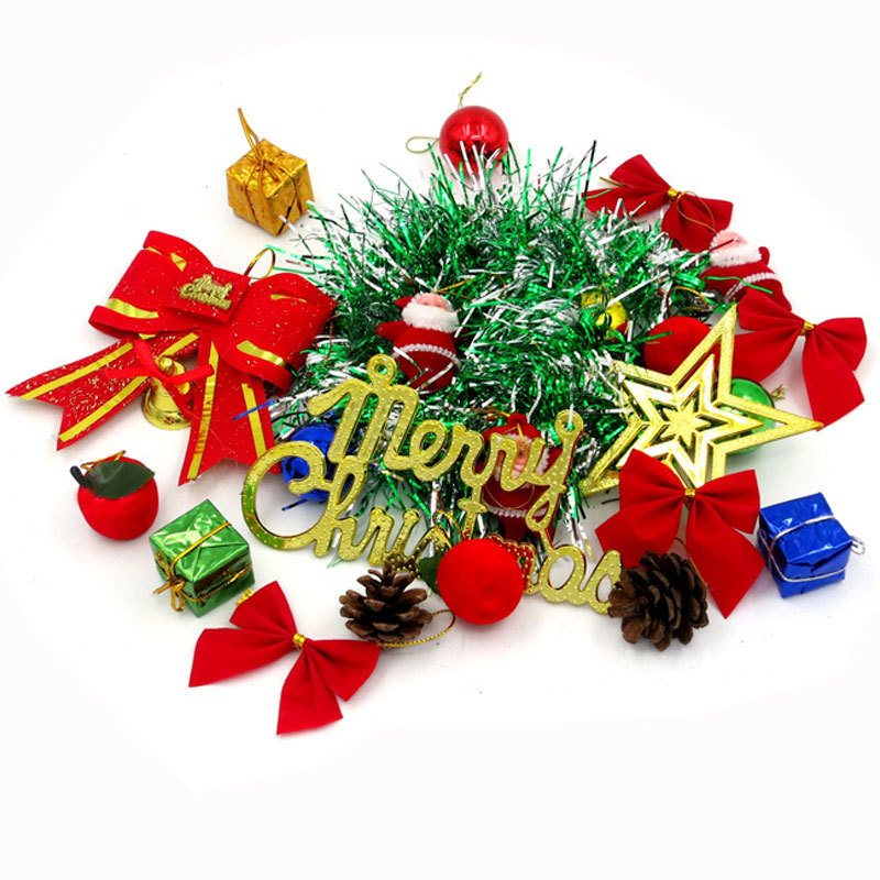 Decorações de Natal 304560cm PVC Mini Christmas Tree com Acessórios de decoração de árvore de Natal de Natal para casa Dector 220921