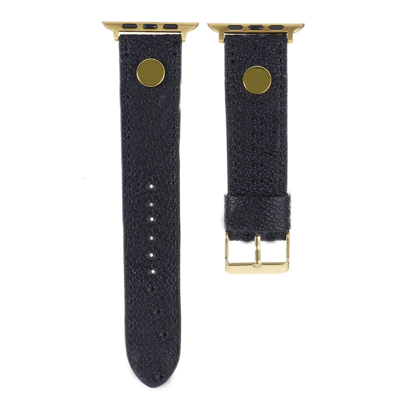 Bracelet De Montre Bandes Bandes Bracelet De Mode Bracelet De Montre Designer Top Bracelets De Montre Bracelet En Cuir Imprimé Rayures 42Mm 40Mm 44Mm Iwatch Se217k