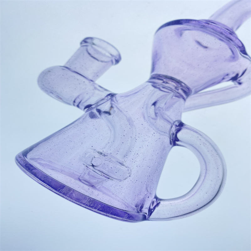 NOVITÀ Narghilè lecca-lecca viola Spessi inebrianti Bubbler Bong Oil Rig Beaker pipe Bong Bong ad acqua