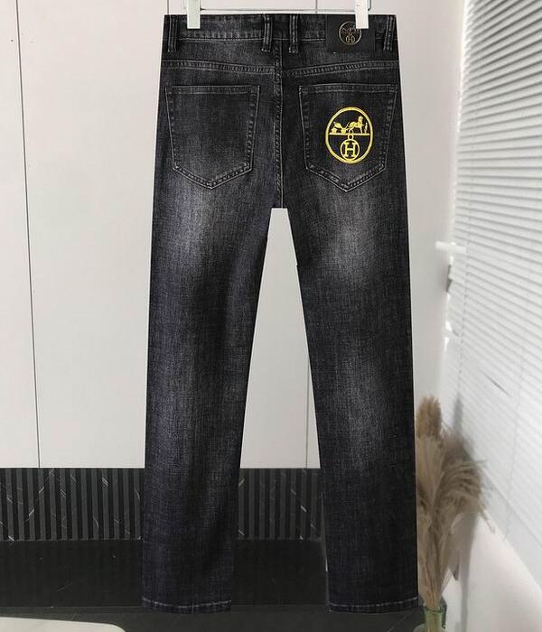 Realfine Jeans 5A Twisted Medussa Regular Slim Fit Straight-Leg Denim Jean Pants For Men Size 29-42 2022.9.19