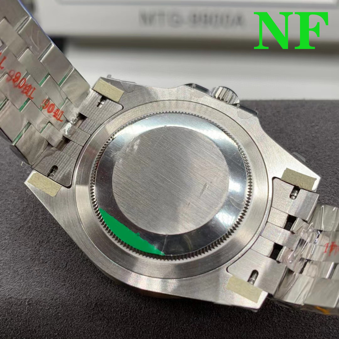 NF Clean VR GM Mens Watch Watch Dual Time Zone ETA 2836 3186 3285 Automatic Mechanical Diving Sports Mens Green Gen