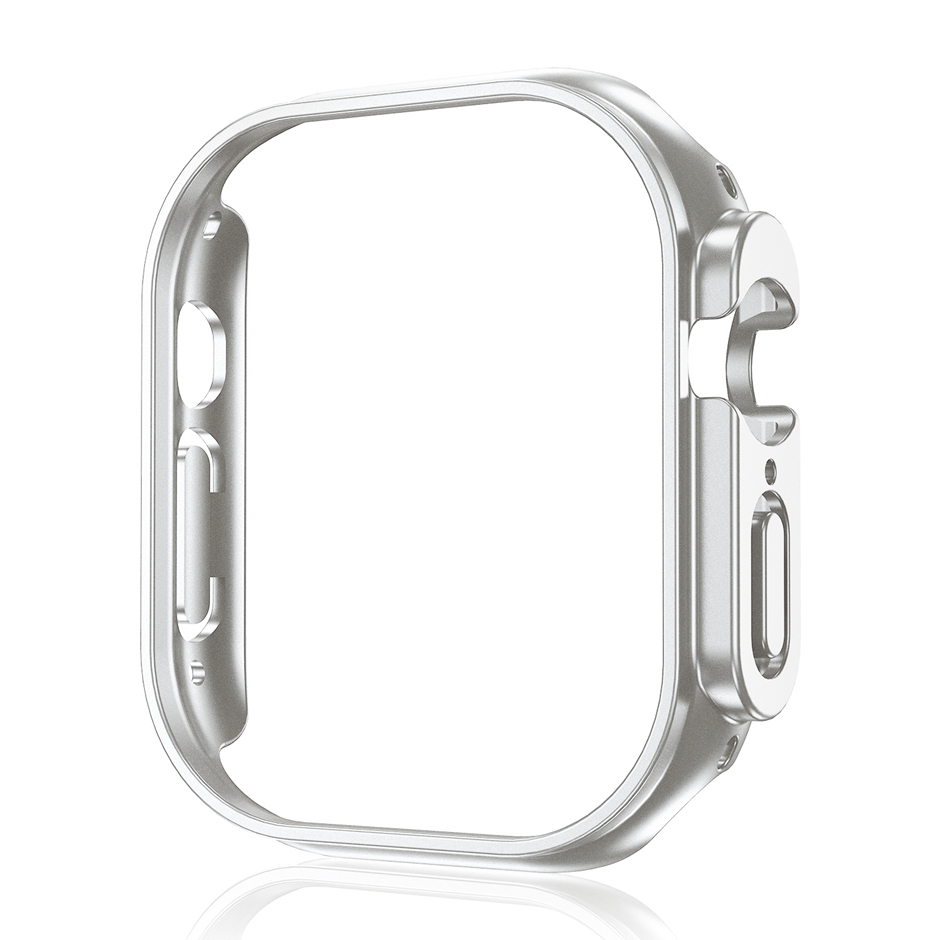 Apple WatchのハードPCアクリルプラスチック時計ケースIWATCH S8 ULTRA 49mm透明ブラックレッドブルーゴールドピンクの小売箱付き