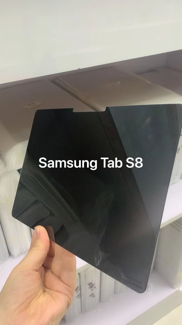 Samsung Galaxy Tab S8 Plus S8 Ultra S7 FE T970 X900 X806 X800 X700 TEMERED GLASS FILM PRIVACY ANTI PEEPINGのスクリーンプロテクター