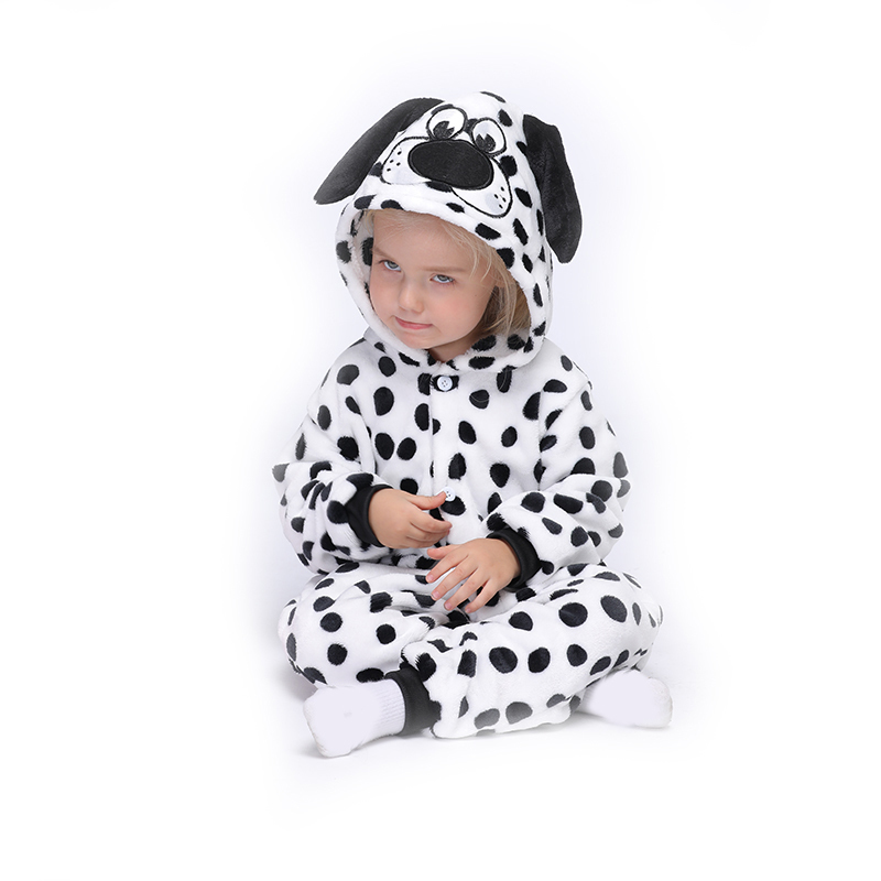 Pyjamas Dalmatians barn Kigurumis Onesie Sleepwear Cartoon Puppy Dog Girl Boy Party Homewear Jumpsuits Barn Kostymkläder 220922