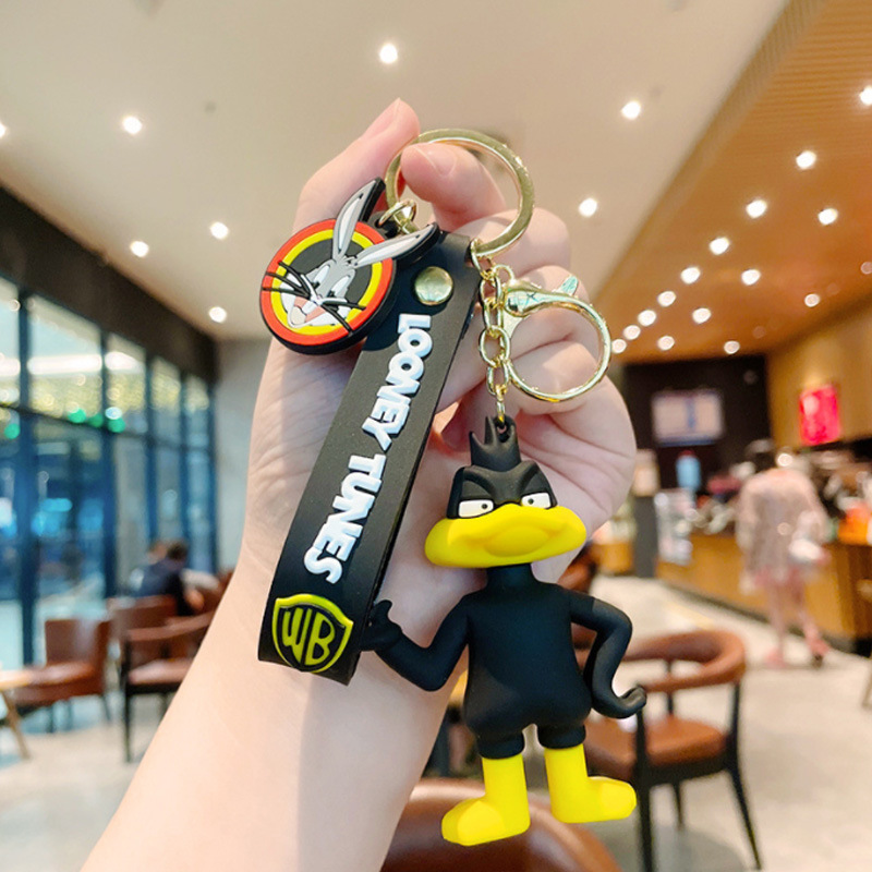 2022 Finger Toys Creative Fun Cute Myna Doll Key Chain Cartoon Cartoon Cartoant Hage Hights Small for Children C38