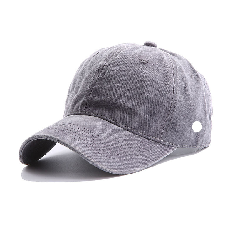 LL Outdoor Baseball Hats Yoga Visors Retro Ball Caps Canvas Leisure Fashion Sun Hat for Sport Cap Strapback Hat #33