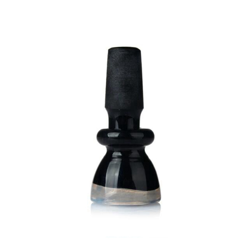Cool Black Colorful 14MM 18MM Male Joint Smoking Art Bowls Dry Herb Tobacco Oil Filter Glass Bowl WaterPipe Bong Convert Hookah Down Stem Cigarette Holder Funnel Bowl