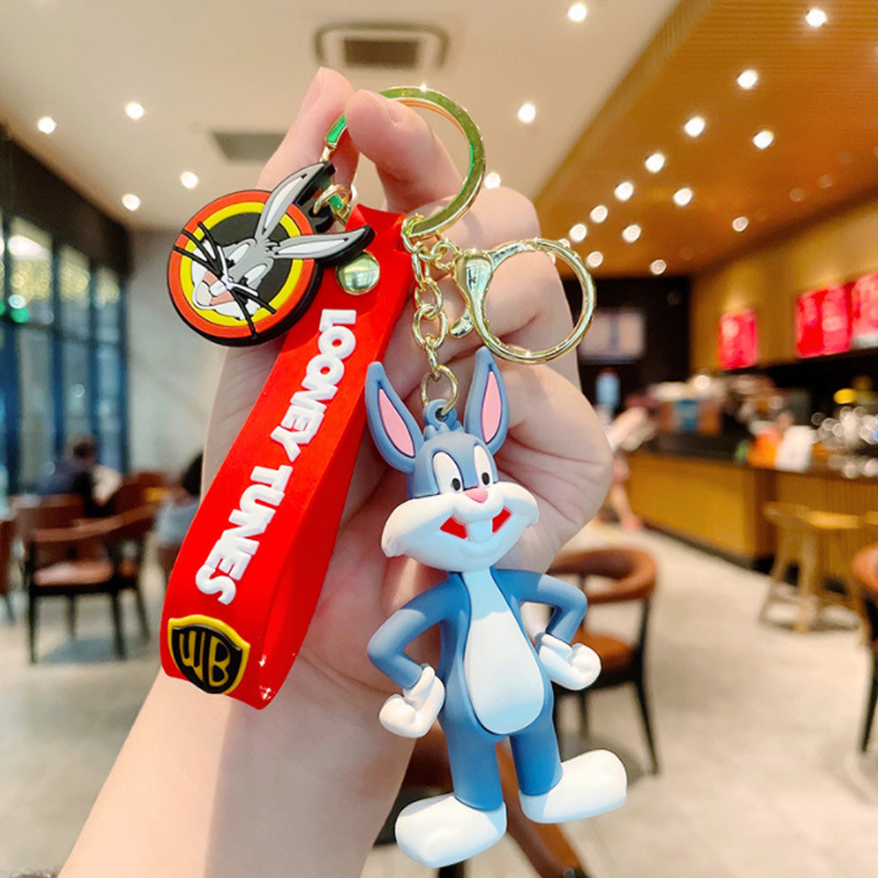 2022 Finger Toys Creative Fun Cute Myna Doll Key Chain Cartoon Cartoon Cartoant Hage Hights Small for Children C38