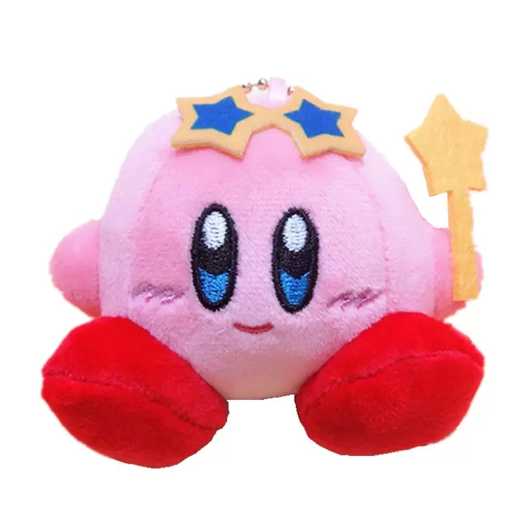 SPEL ANIME Söt stjärna Kirby Plush Doll Toy Girls Bag Pendant Decoration ZM922