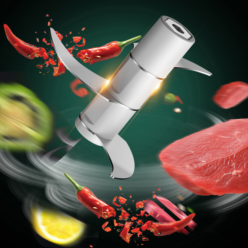 BBQ Tools Accessories Mini Electric Vitlök Chopper USB Meat Grinder Masher Machine Robust Hållbar krossad ingefära Vegetabilisk köksverktyg 220921