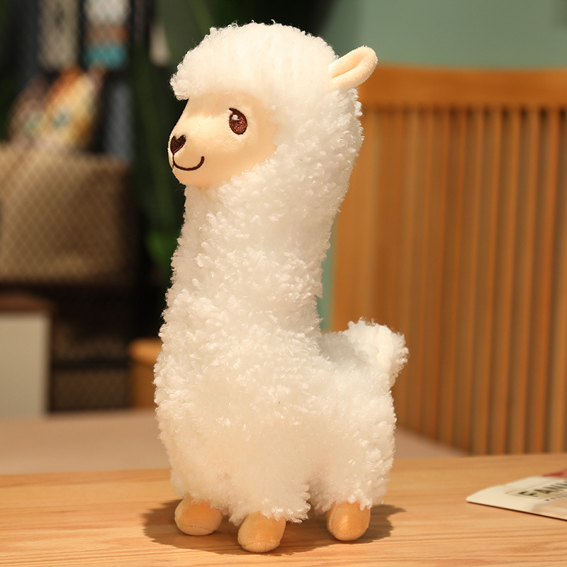 hane zwierzęta Śliczne 33 cm alpaca pluszowa zabawka lalka alpakowa poduszka pluszowa zabawki lalki dla dzieci prezenty c39