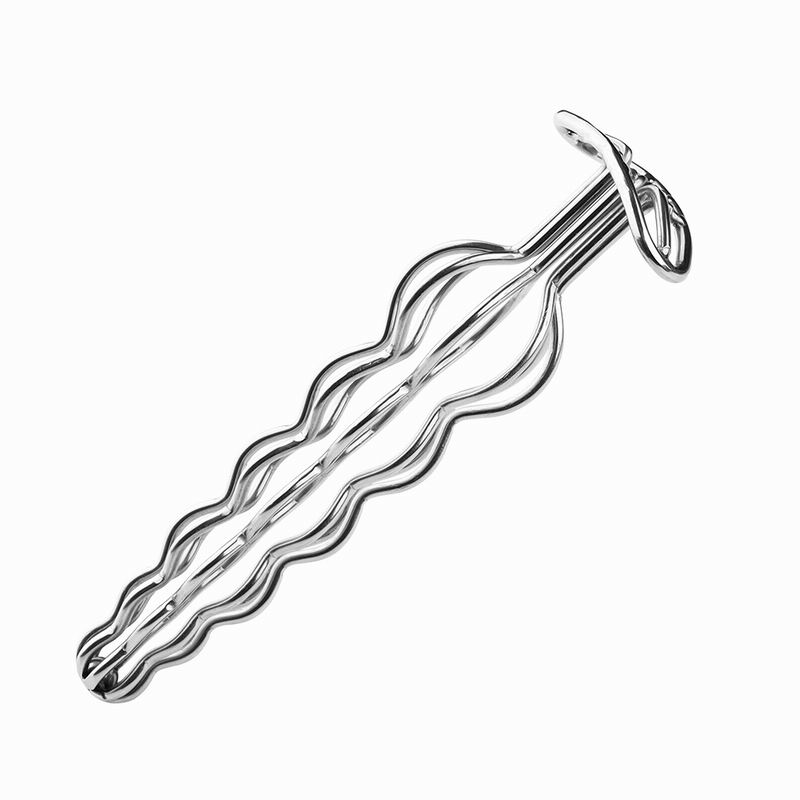 Stainless Steel Anal Toys Hollow 6 Beads Female Masturbator Anus Dilator For Gay Ass Plug Butt plug Prostate Massage Metal Vaginal Stimulate