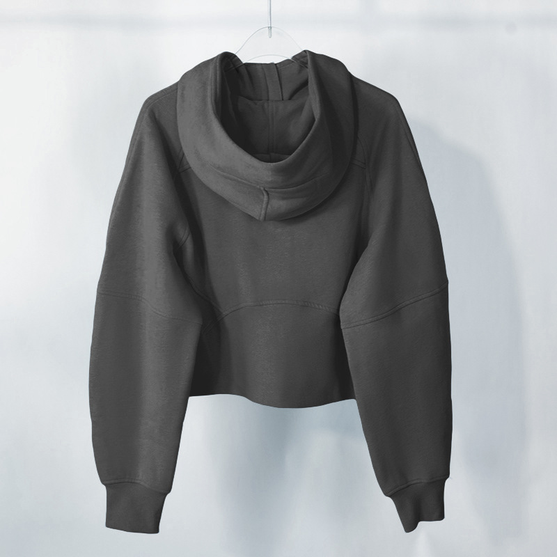 LU-j039 Kapuzenpullover, Übung, Fitness, Damen, Yoga-Outfit, Sportbekleidung, Wolljacken, Outdoor-Bekleidung, lässig, für Erwachsene, Laufen, langärmelig, mit Kapuze