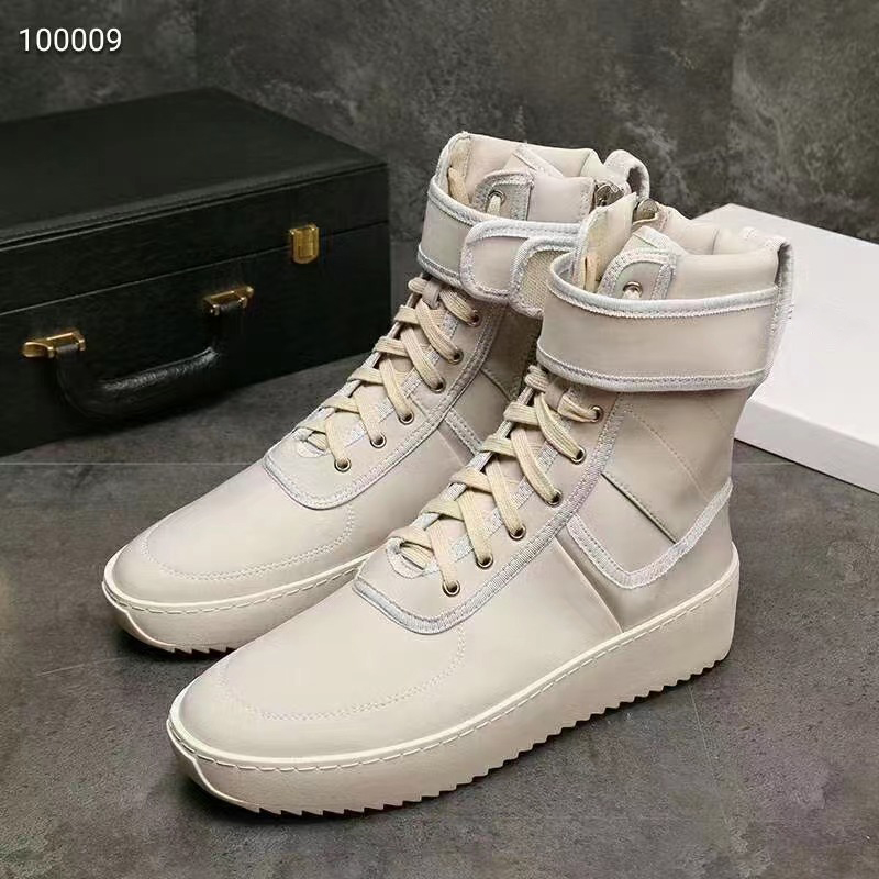 Fear God Casual Shoes Designer Fog Boots Men Winter Shoes Basketball Shoe Sports Sneakers Black White Military High Street Boot Top Quantity Size39-46