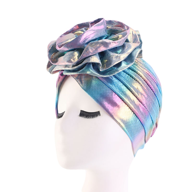 Новая женская шляпа Hijabs Beautiful Flower Turban Head Hat Hat Ascistessestion