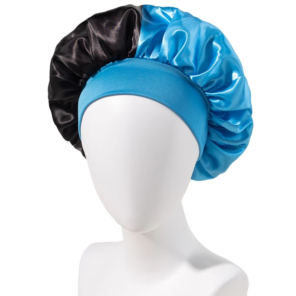 Satin-Mütze für Damen, Unisex, Nachtschlafmütze, Haarpflege-Mütze, Damenmode, Stretch-Waschmütze, Duschhaube, Vier-Jahreszeiten-Freizeitmütze