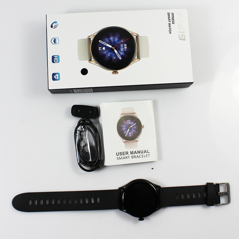AW19 Mens Smart Watches Sport Waterprood Smartwatch Bluetooth appelant IP67 imperméable Fitness Smart Wristwatch