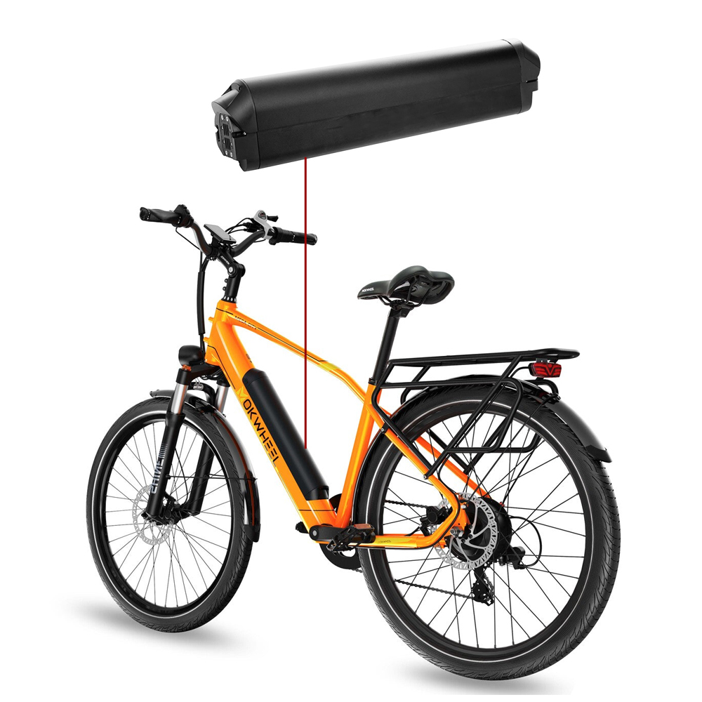 Pacco batteria agli ioni di litio da 48 V 12,8 Ah di ricambio bici da pendolare Mokwheel Mesa City