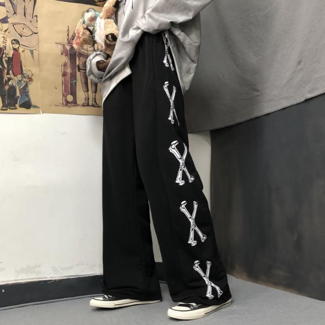 Pantaloni da uomo oversize larghi uomini giapponesi harajuku streetwear pantaloni casual hip hop pantaloni sportivi larghi skateboard 220922