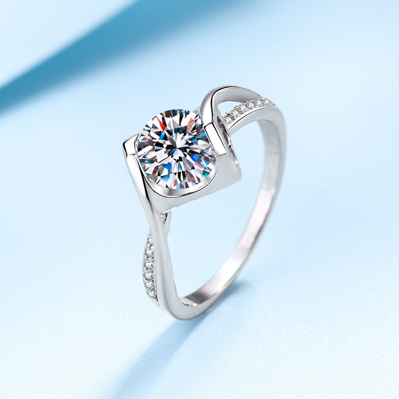 Küme halkaları düğün gerçek kalp kanalı ayarı elmas nişan yüzüğü vaat etmek kadınlar için gelinlik hediye mücevher 220922