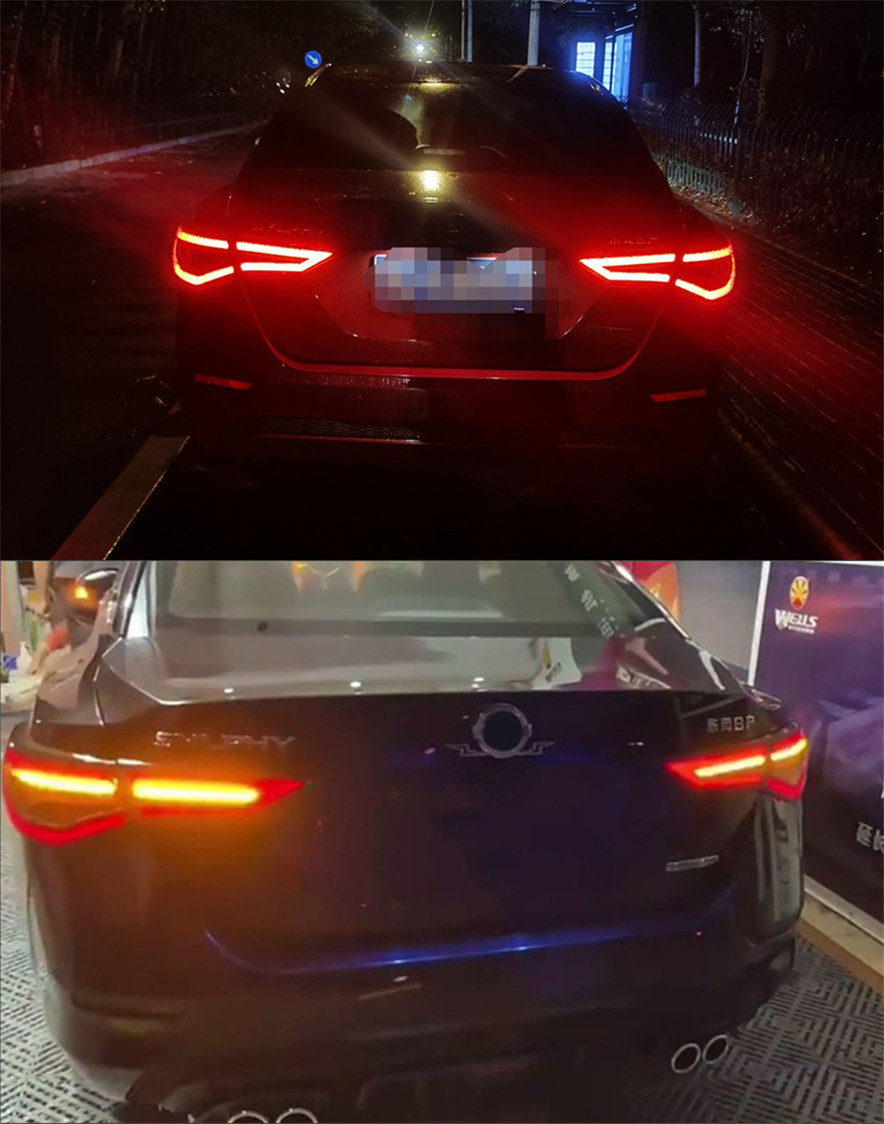 Bilens bakljus för Sylphy 20 20-2022 New Sentra Tändskor Bakre lampa LED DRL Running Signalbroms Omvänd parkeringsljus