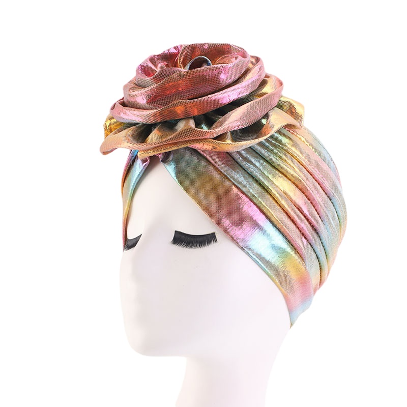 Новая женская шляпа Hijabs Beautiful Flower Turban Head Hat Hat Ascistessestion