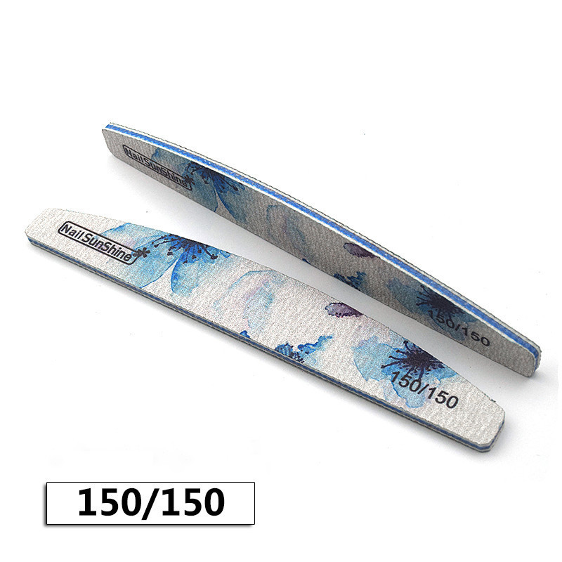 Nail Files 80100150180240320 Thick Buffer Professional Sandpaper Gel Polish Flower Sanding Tools 220922