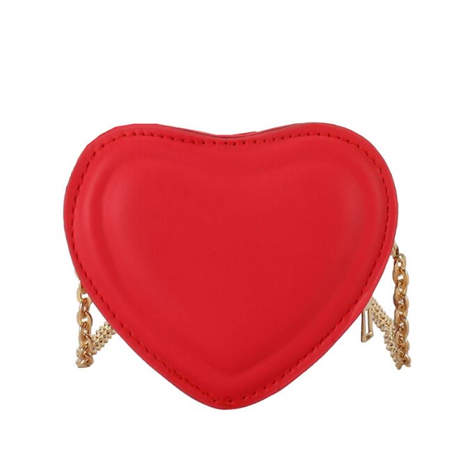 Baby chain handbag fashion children heart message bags kids coin wallets factory price