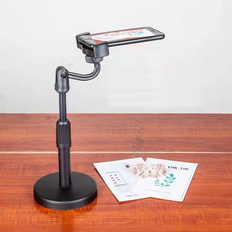 Desktop Tripod for Smartphone Iphone with Phone Holder Stand Bracket Tripe for Mobile Telefoon Table