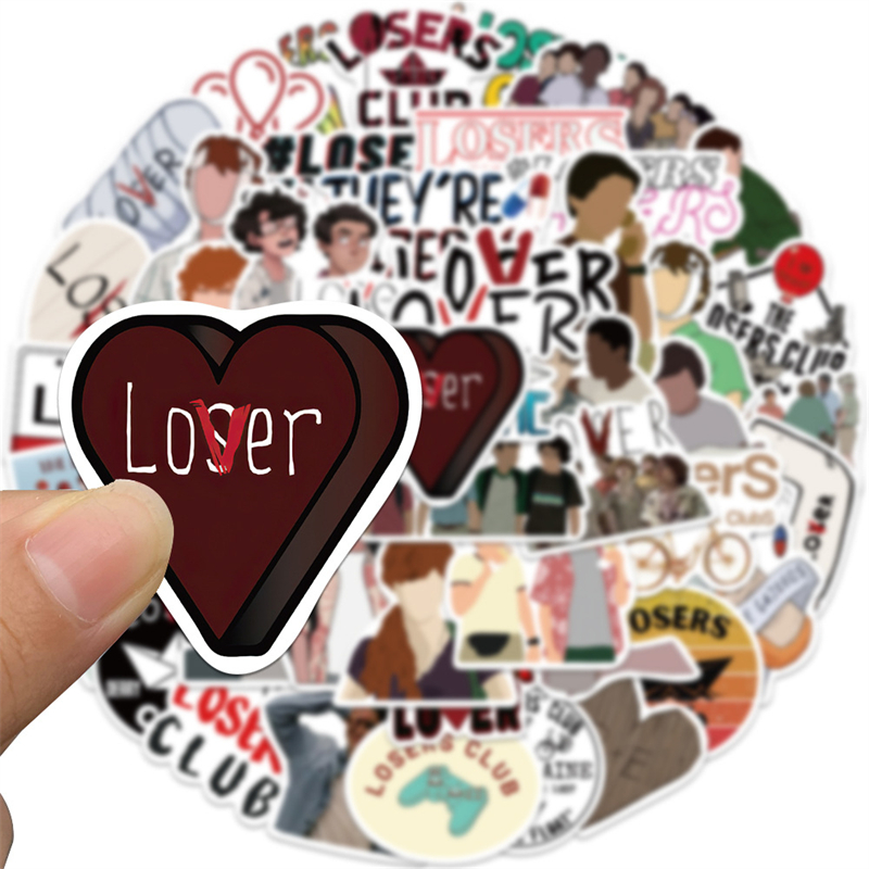 50st The Losers 'Club Sticker Graffiti Stickers f￶r DIY Bagage Laptop Skateboard Motorcykelcykelklisterm￤rken