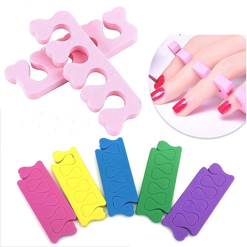 Toe Separatörler PACK Profesyonel Tırnak Sanat Ayak parmakları Parmak Ayakları Sünger Yumuşak Jel UV Güzellik Araçları Polonya Manikür Pedikür Bölücü 220922